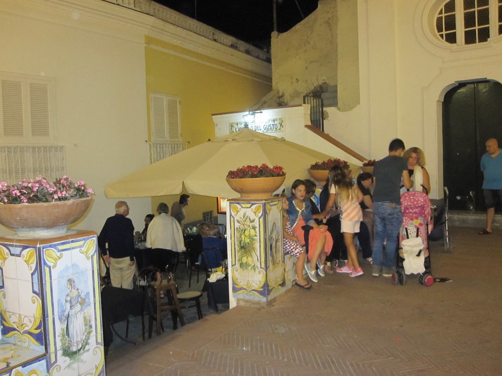 Itália e Croácia – Capri – Restaurantes