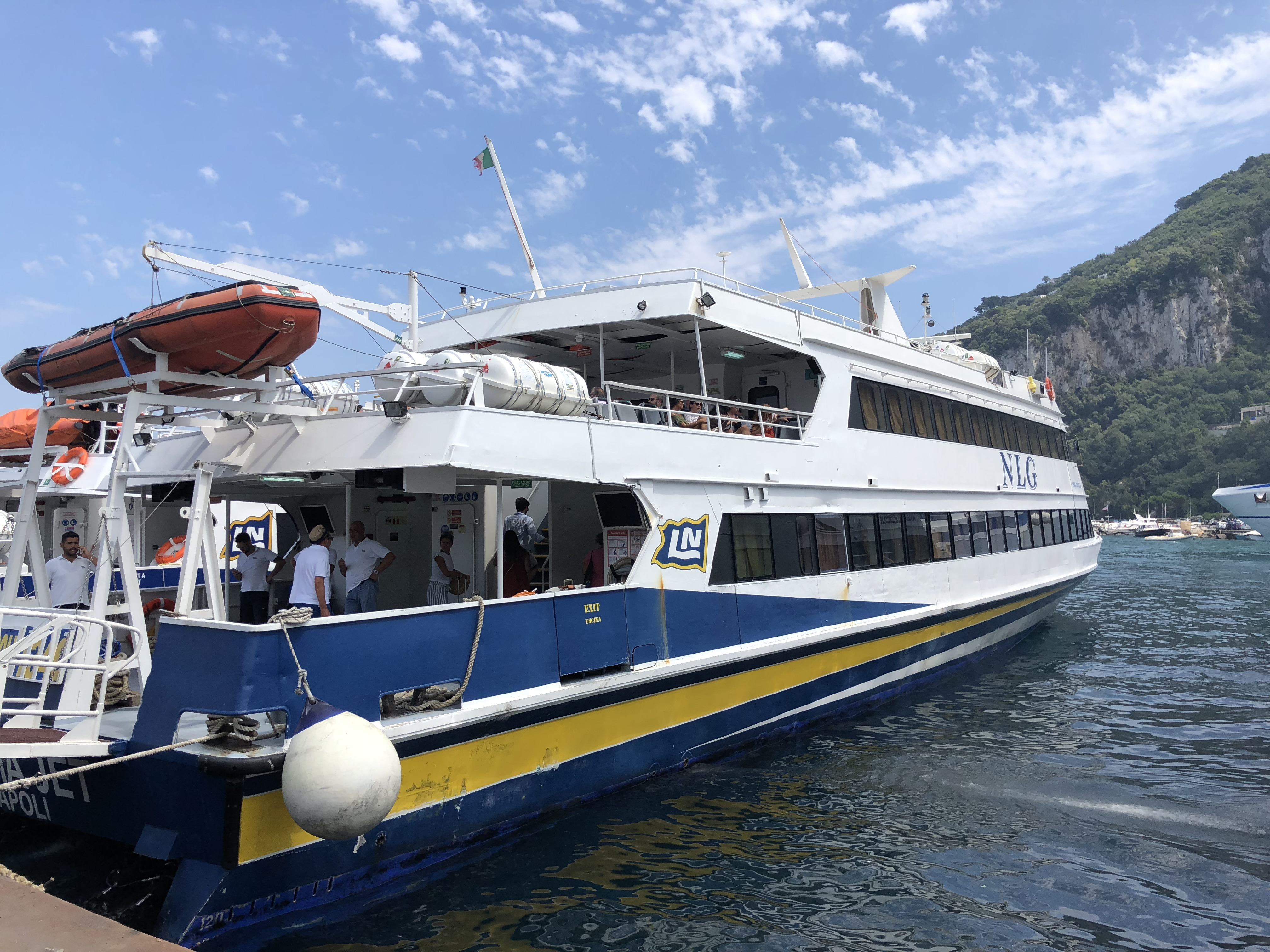 Europa – De Mallorca para Capri